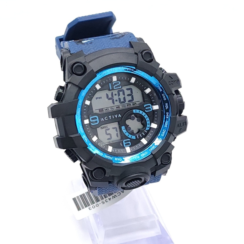 Activa Invicta Blue Camo Digital Sport Watch 54mm Men - Picture 14 of 17